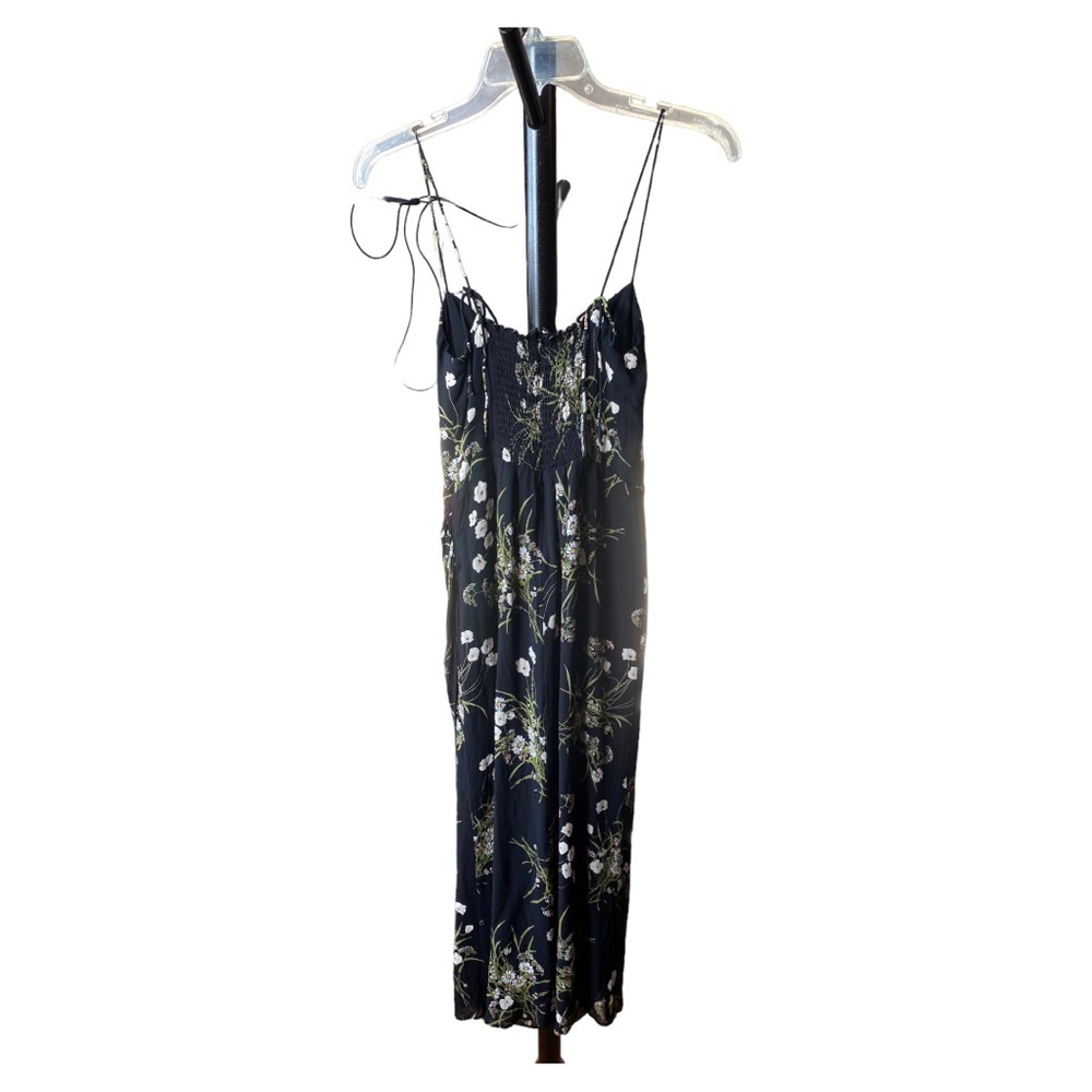 Reformation Kourtney Black Floral Dress - Picture 3 of 10